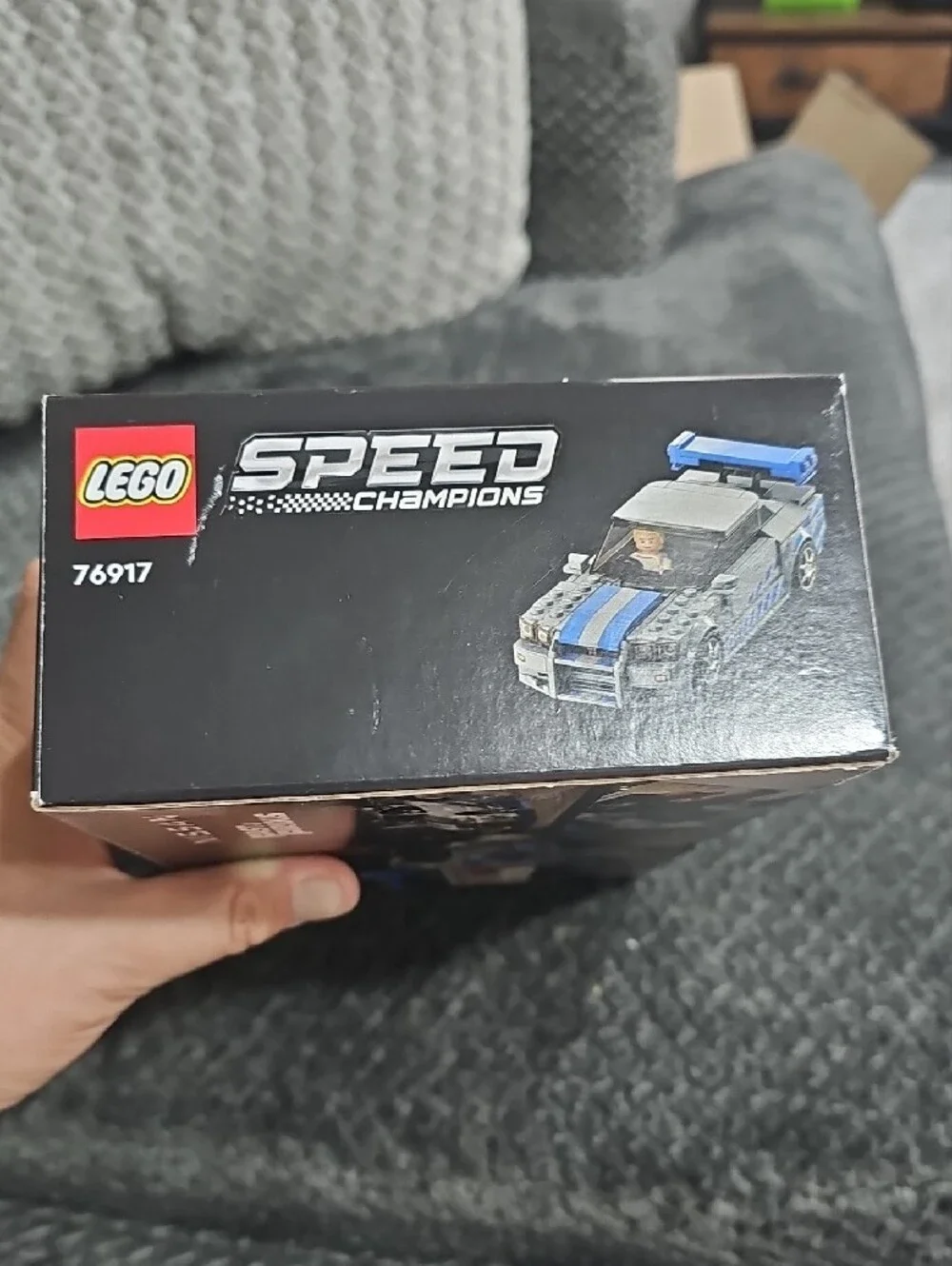LEGO Nissan Fast & Furious R34 GT-R Toy Car - Blue & White